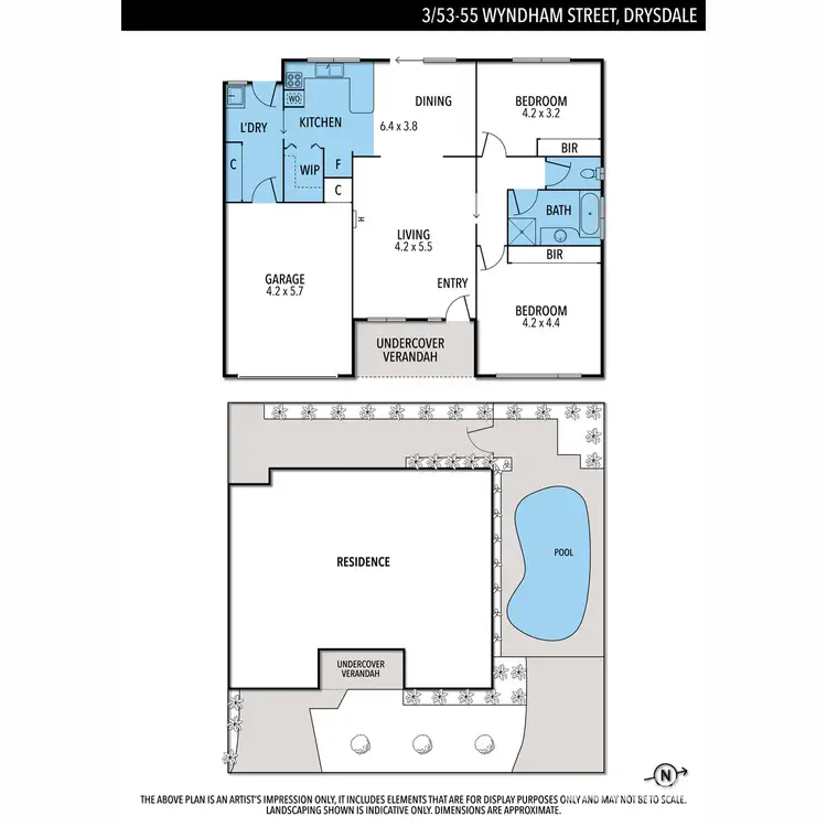Floorplan of Homely unit listing, 3/53-55 Wyndham Street, Drysdale VIC 3222
