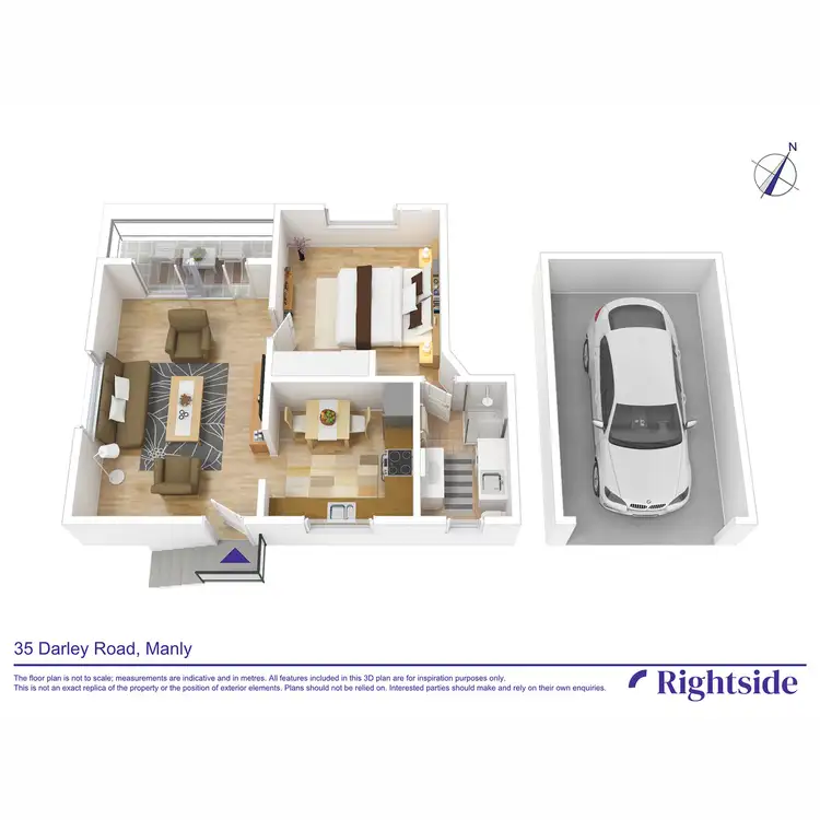 Floorplan of Homely apartment listing, 1/35 Darley Road, Manly NSW 2095