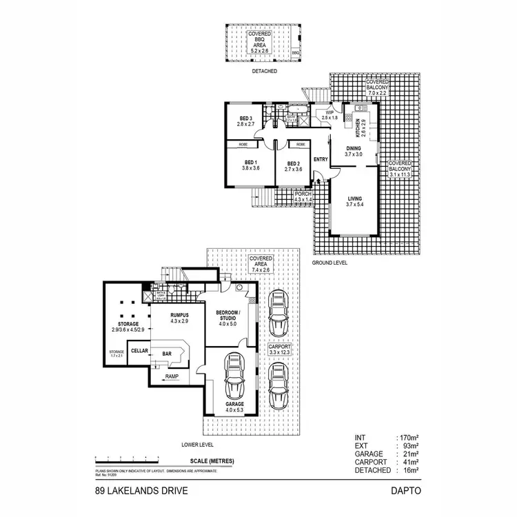 Floorplan of Homely house listing, 1/2 Lakelands Drive, Dapto NSW 2530