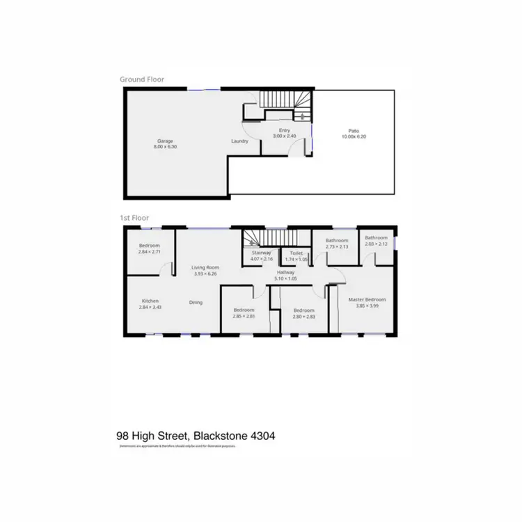 Floorplan of Homely house listing, 98 High Street, Blackstone QLD 4304