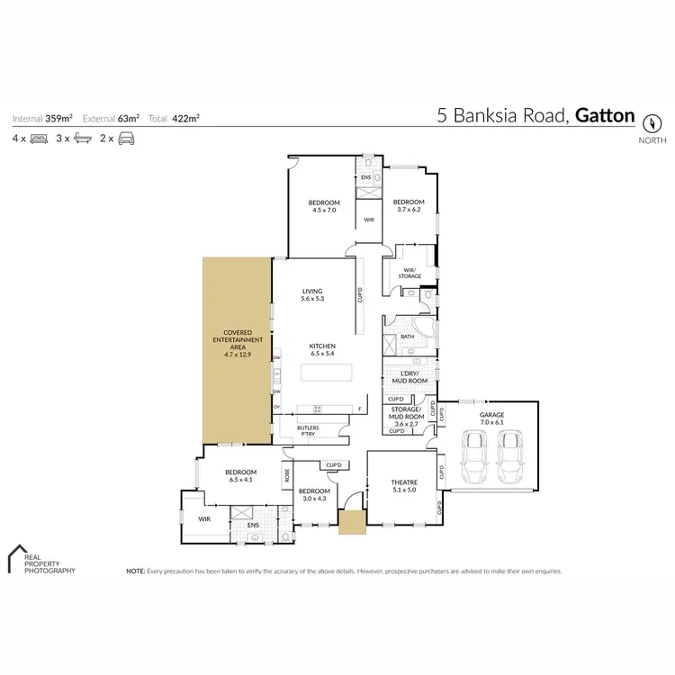 Floorplan of Homely house listing, 5 Banksia Road, Gatton QLD 4343