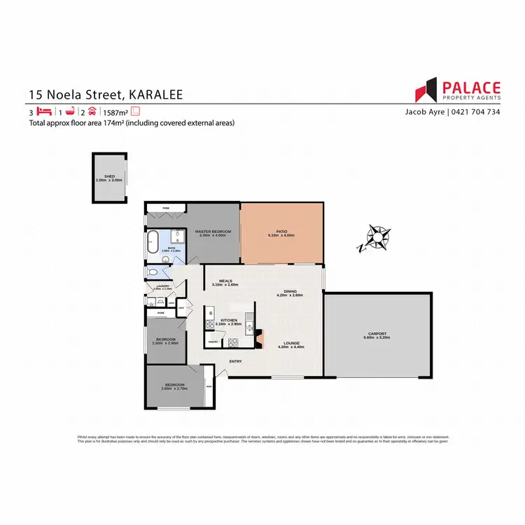 Floorplan of Homely house listing, 15 Noela Street, Karalee QLD 4306