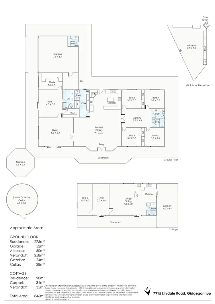 Floorplan of Homely house listing, 7915 Lilydale Road, Gidgegannup WA 6083
