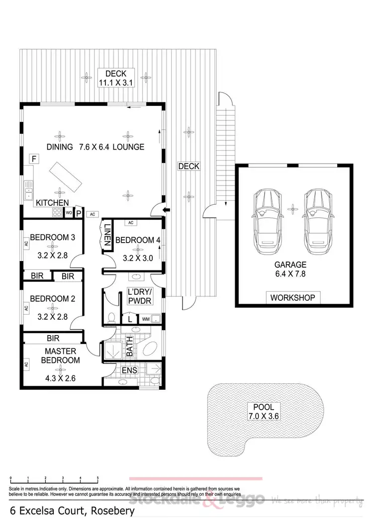 Floorplan of Homely house listing, 6 Excelsa Court, Rosebery NT 832