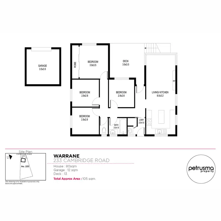 Floorplan of Homely house listing, 233 Cambridge Road, Warrane TAS 7018