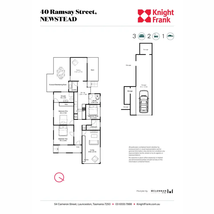 Floorplan of Homely house listing, 40 Ramsay Street, Newstead TAS 7250