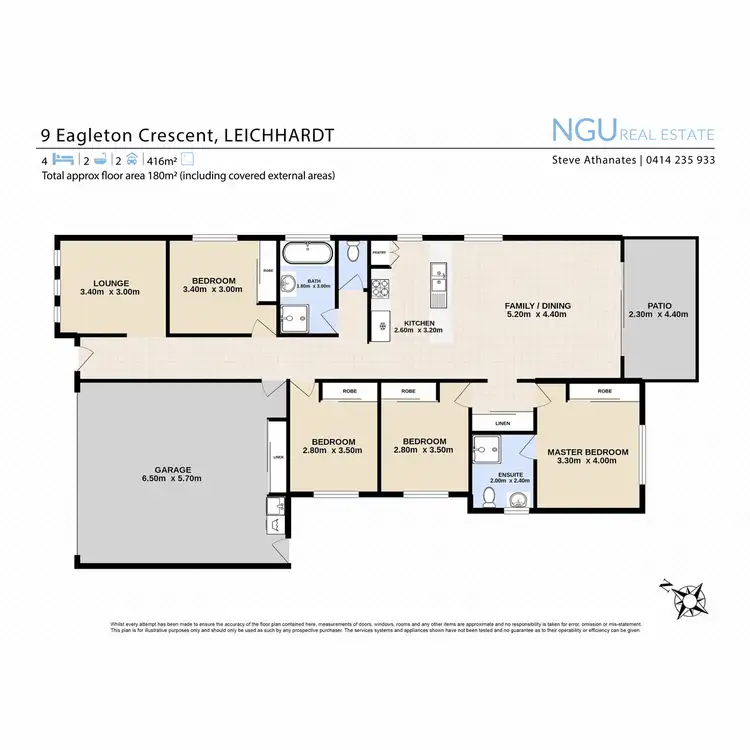 Floorplan of Homely house listing, 9 Eagleton Crescent, Leichhardt QLD 4305