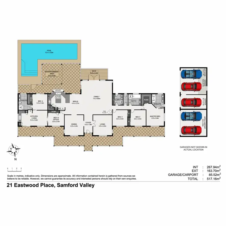Floorplan of Homely house listing, 21 Eastwood Place, Samford Valley QLD 4520