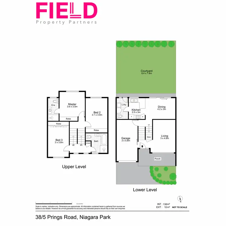Floorplan of Homely townhouse listing, 38/5 Prings Road, Niagara Park NSW 2250