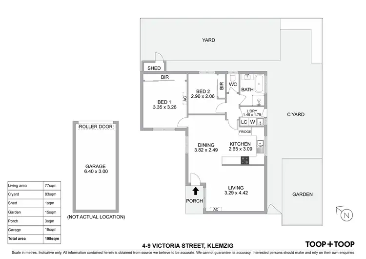 Floorplan of Homely unit listing, 4/9 Victoria Street, Klemzig SA 5087