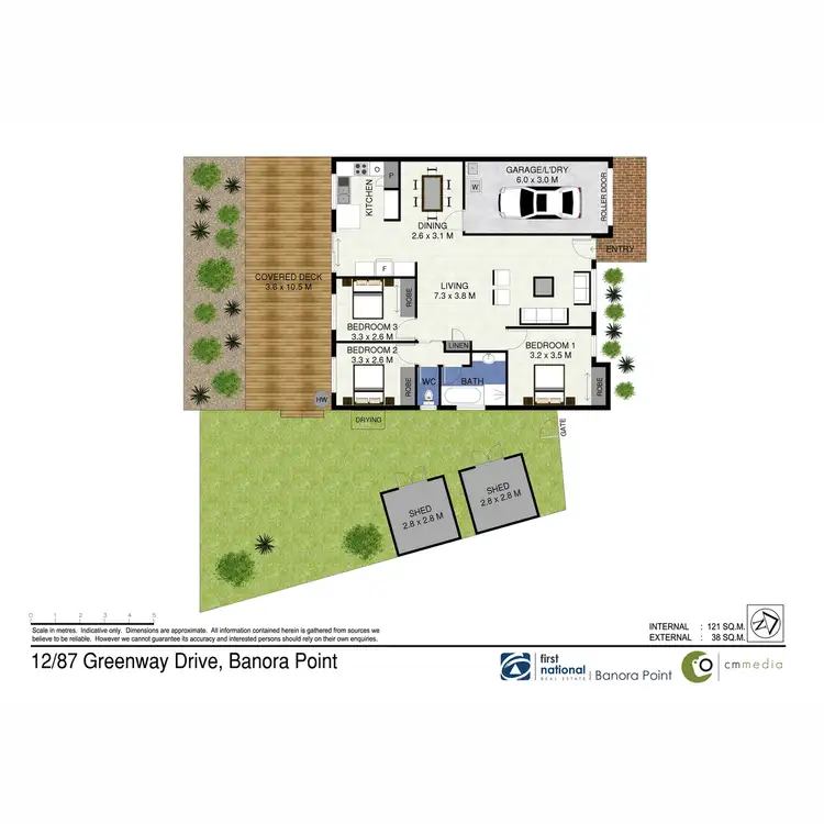 Floorplan of Homely villa listing, 12/87-111 Greenway Drive, Banora Point NSW 2486
