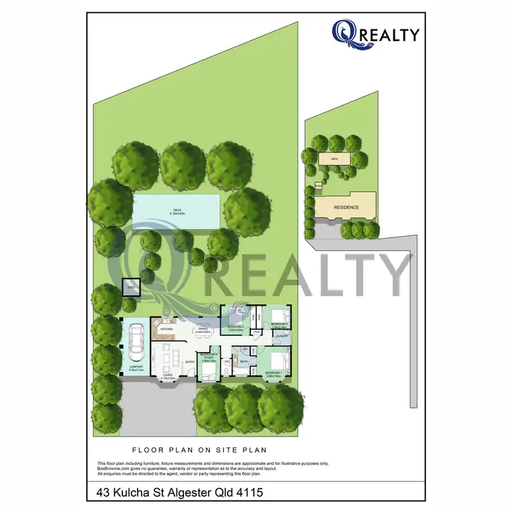 Floorplan of Homely house listing, 43 Kulcha Street, Algester QLD 4115
