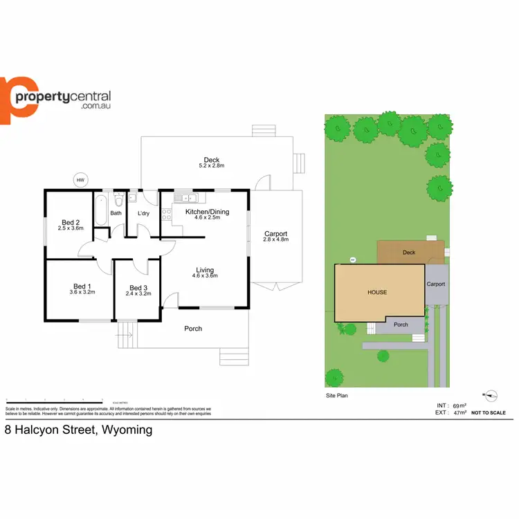 Floorplan of Homely house listing, 8 Halcyon Street, Wyoming NSW 2250