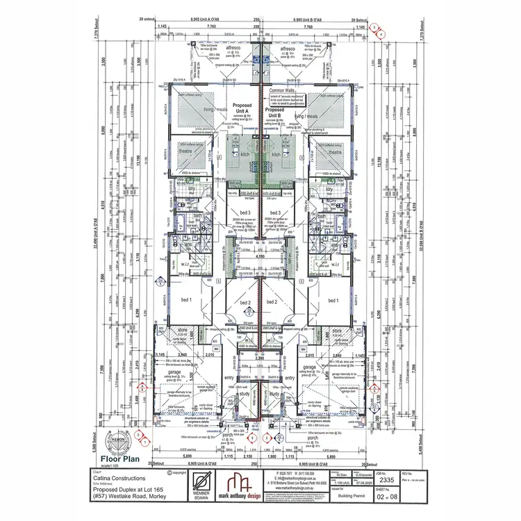 Floorplan of Homely house listing, 57A Westlake Road, Morley WA 6062