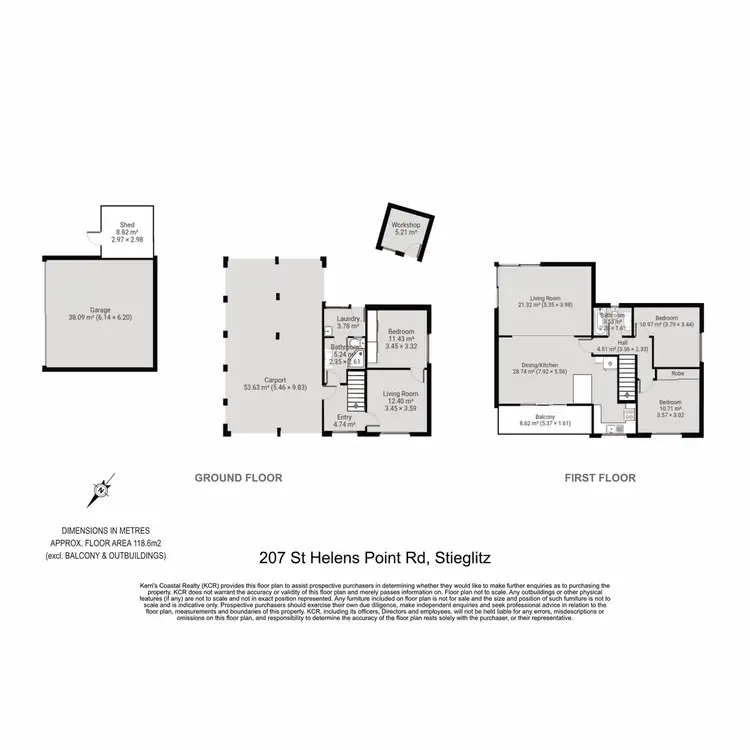 Floorplan of Homely house listing, 207 St Helens Point Road, Stieglitz TAS 7216