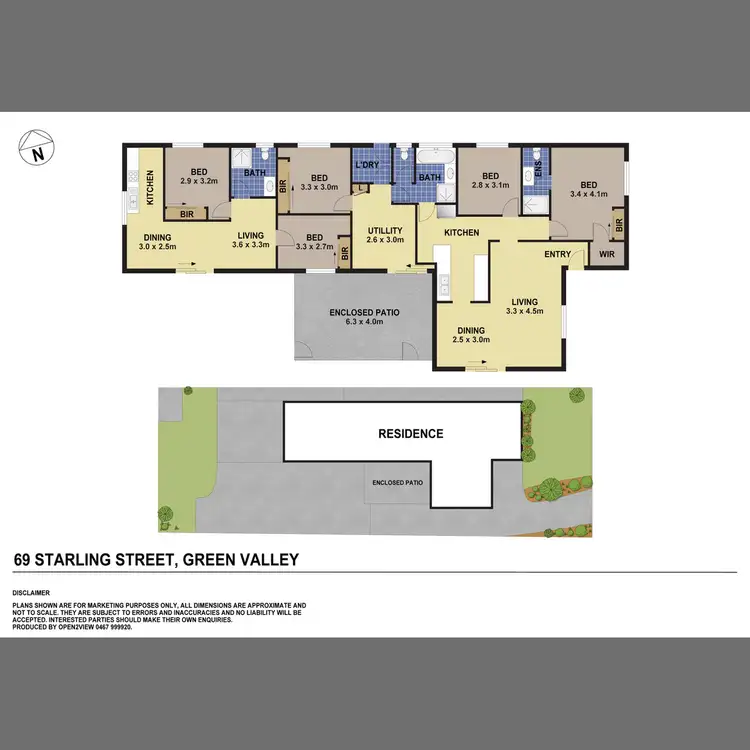 Floorplan of Homely house listing, 69 Starling Street, Green Valley NSW 2168