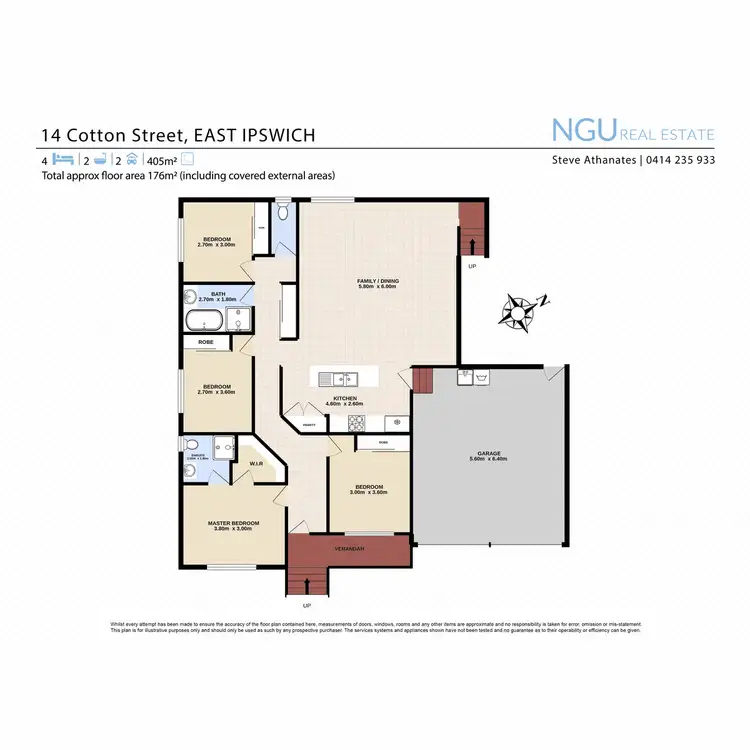 Floorplan of Homely house listing, 14 Cotton Street, East Ipswich QLD 4305