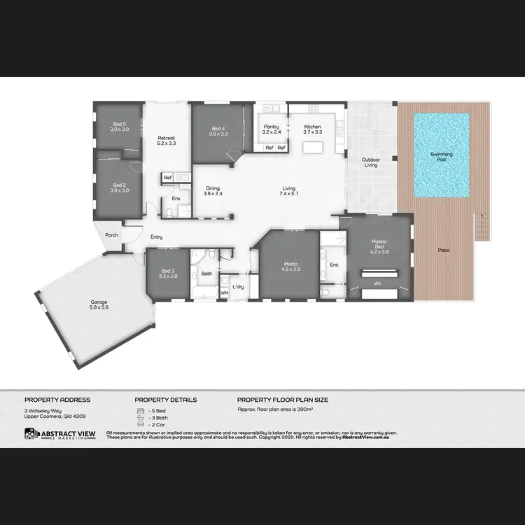 Floorplan of Homely house listing, 3 Wolseley Way, Upper Coomera QLD 4209