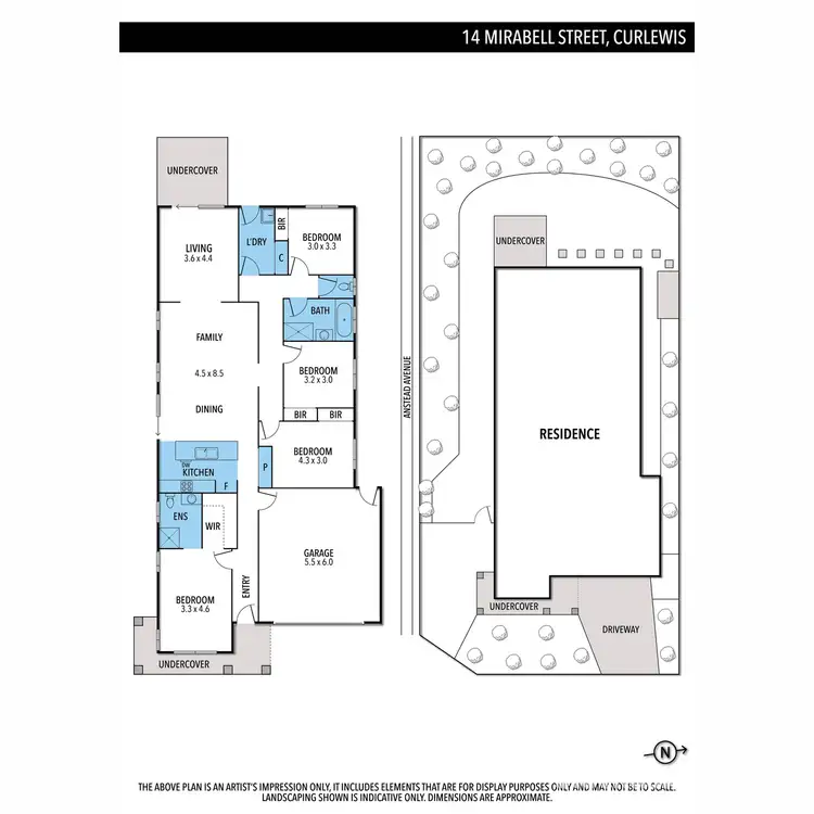 Floorplan of Homely house listing, 14 Mirabell Street, Curlewis VIC 3222