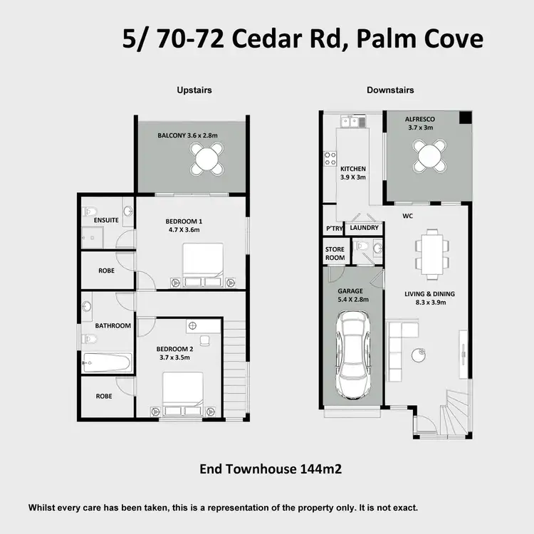 Floorplan of Homely apartment listing, 5/70-72 Cedar Road, Palm Cove QLD 4879