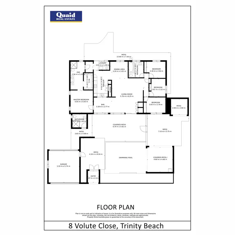 Floorplan of Homely house listing, 8 Volute Close, Trinity Beach QLD 4879