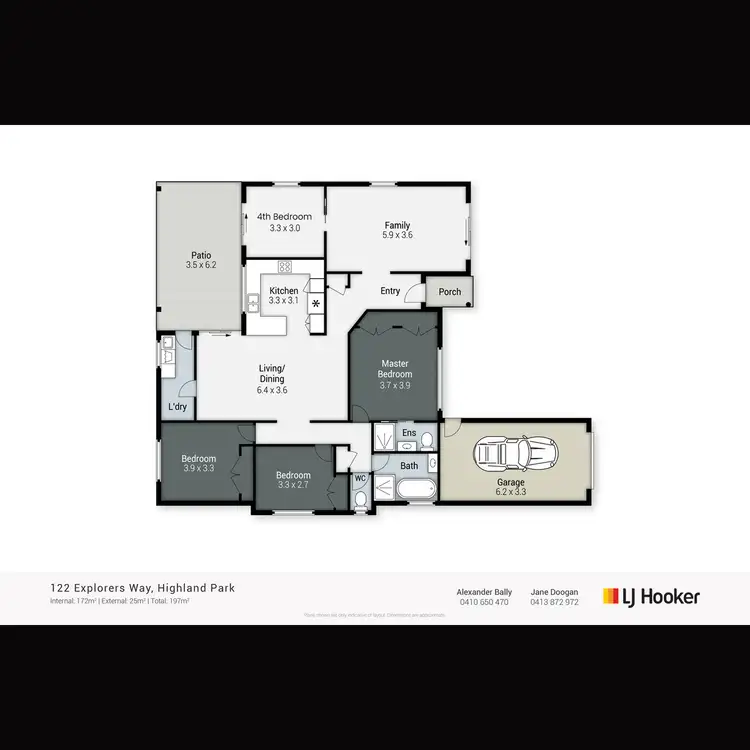 Floorplan of Homely house listing, 122 Explorers Way, Highland Park QLD 4211
