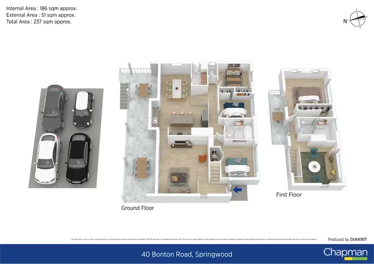Floorplan of Homely house listing, 40 Bonton Road, Springwood NSW 2777