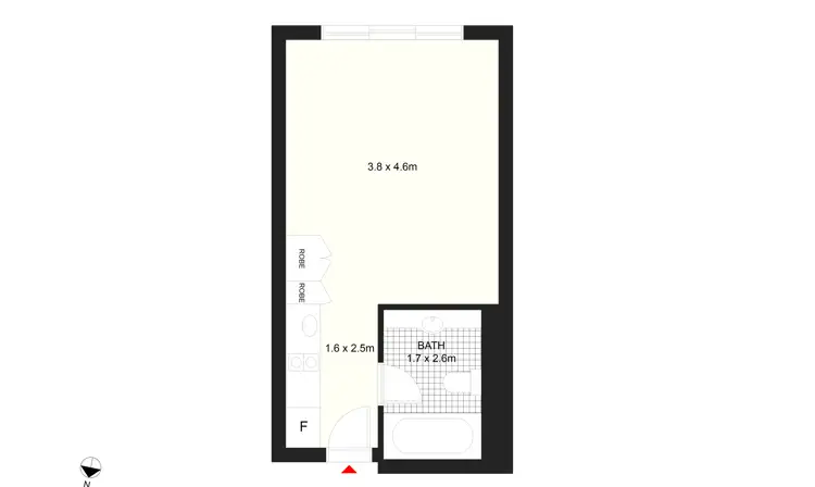 Floorplan of Homely studio listing, 2 City View Road, Pennant Hills NSW 2120