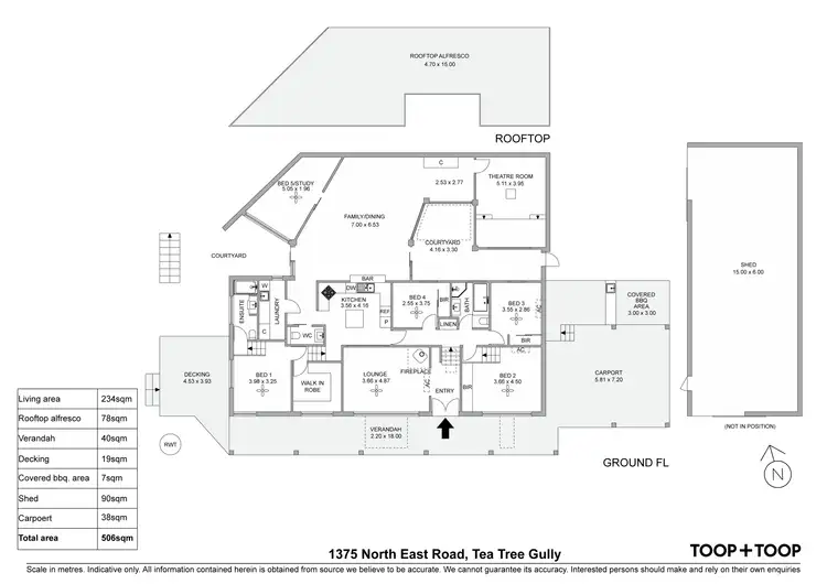 Floorplan of Homely house listing, 1375 North East Road, Tea Tree Gully SA 5091