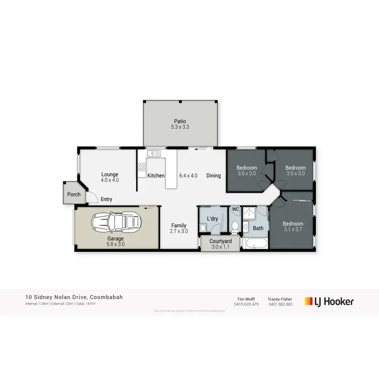 Floorplan of Homely house listing, 10 Sidney Nolan Drive, Coombabah QLD 4216