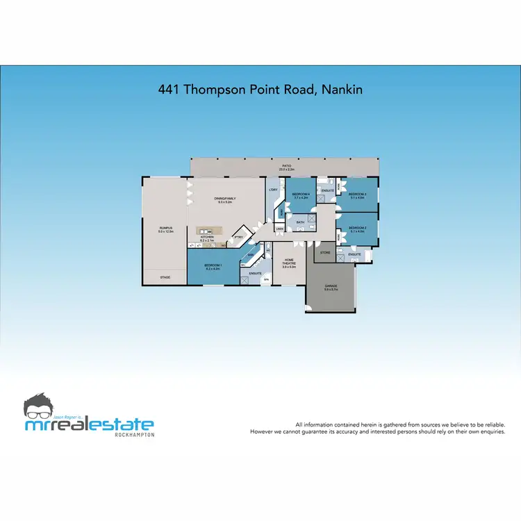 Floorplan of Homely rural property listing, 441 Thompson Point Road, Nankin QLD 4701