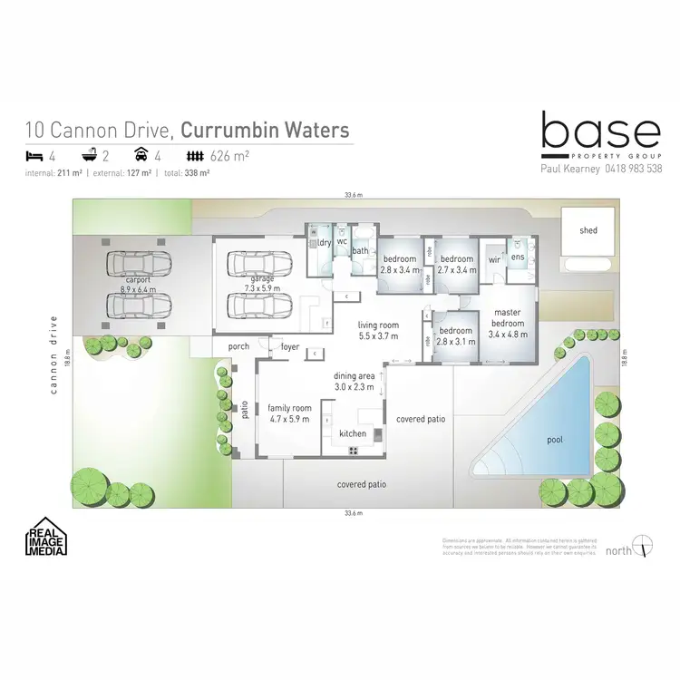 Floorplan of Homely house listing, 10 Cannon Drive, Currumbin Waters QLD 4223