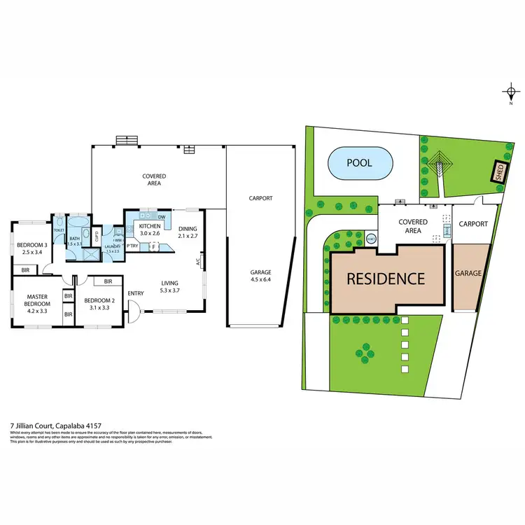 Floorplan of Homely house listing, 7 Jillian Court, Capalaba QLD 4157