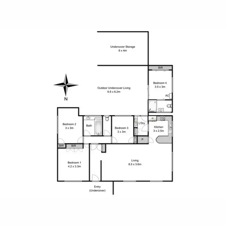 Floorplan of Homely rural property listing, 120 Harrington Road, Warrnambool VIC 3280