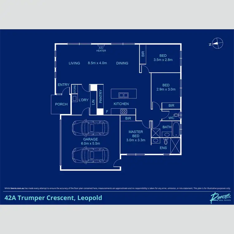 Floorplan of Homely house listing, 42A Trumper Crescent, Leopold VIC 3224