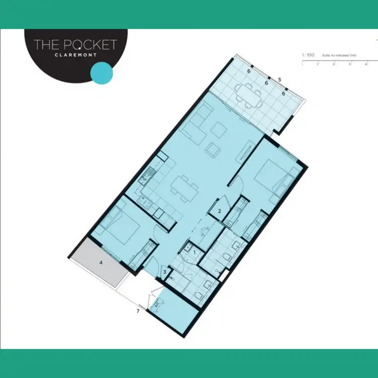 Floorplan of Homely apartment listing, 37/7 Davies Road, Claremont WA 6010