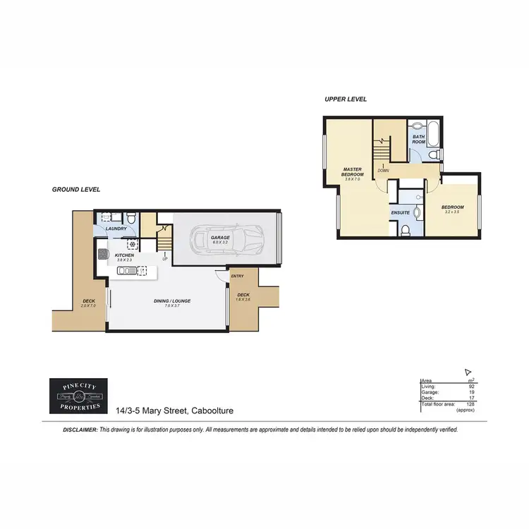 Floorplan of Homely townhouse listing, 14/3-5 Mary Street, Caboolture QLD 4510