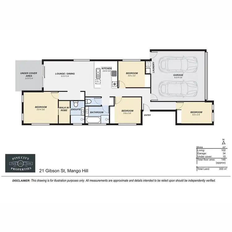Floorplan of Homely house listing, 21 Gibson Street, Mango Hill QLD 4509