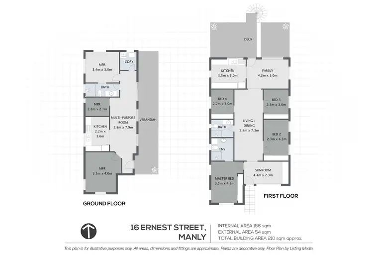 Floorplan of Homely house listing, 16 Ernest Street, Manly QLD 4179