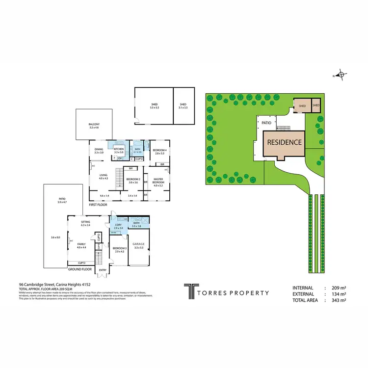 Floorplan of Homely house listing, 96 Cambridge Street, Carina Heights QLD 4152