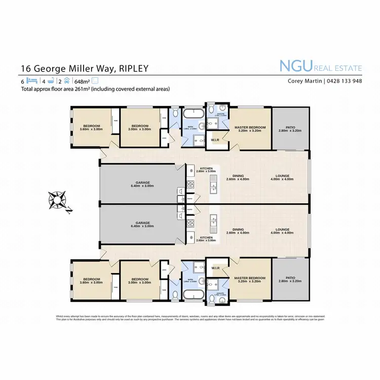 Floorplan of Homely house listing, 16 George Miller Way, Ripley QLD 4306