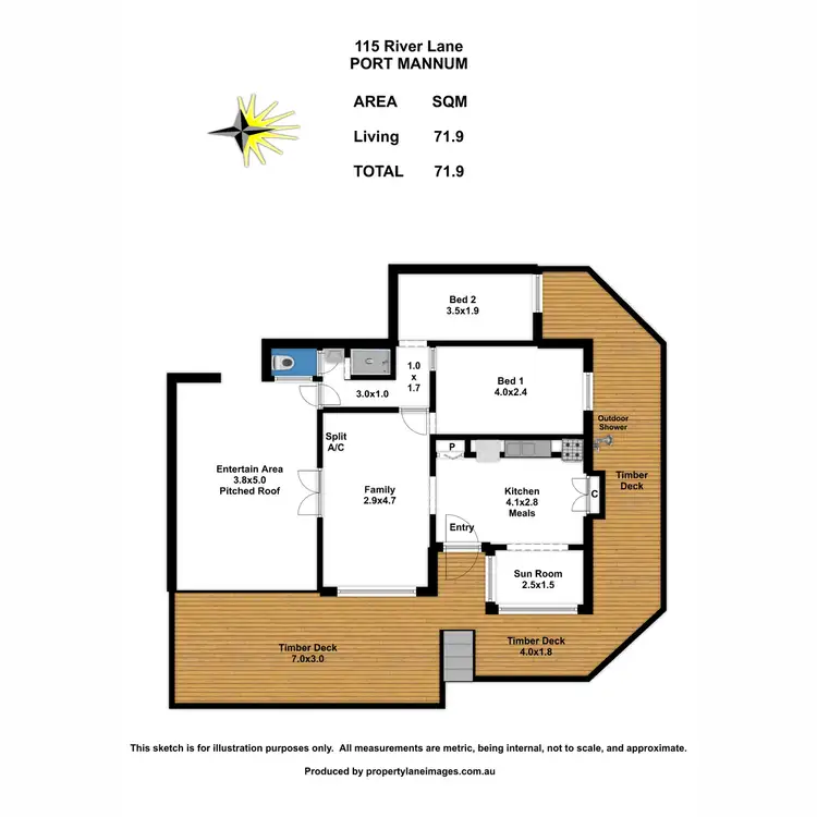Floorplan of Homely house listing, 115 River Lane, Mannum SA 5238