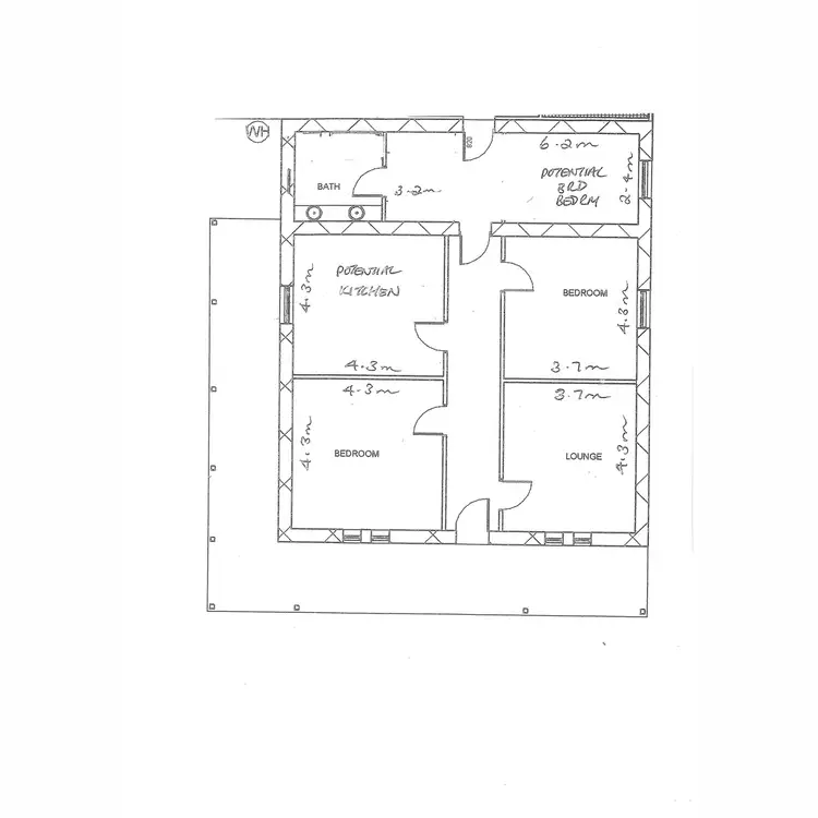 Floorplan of Homely house listing, 5 Guildford Street, Blyth SA 5462