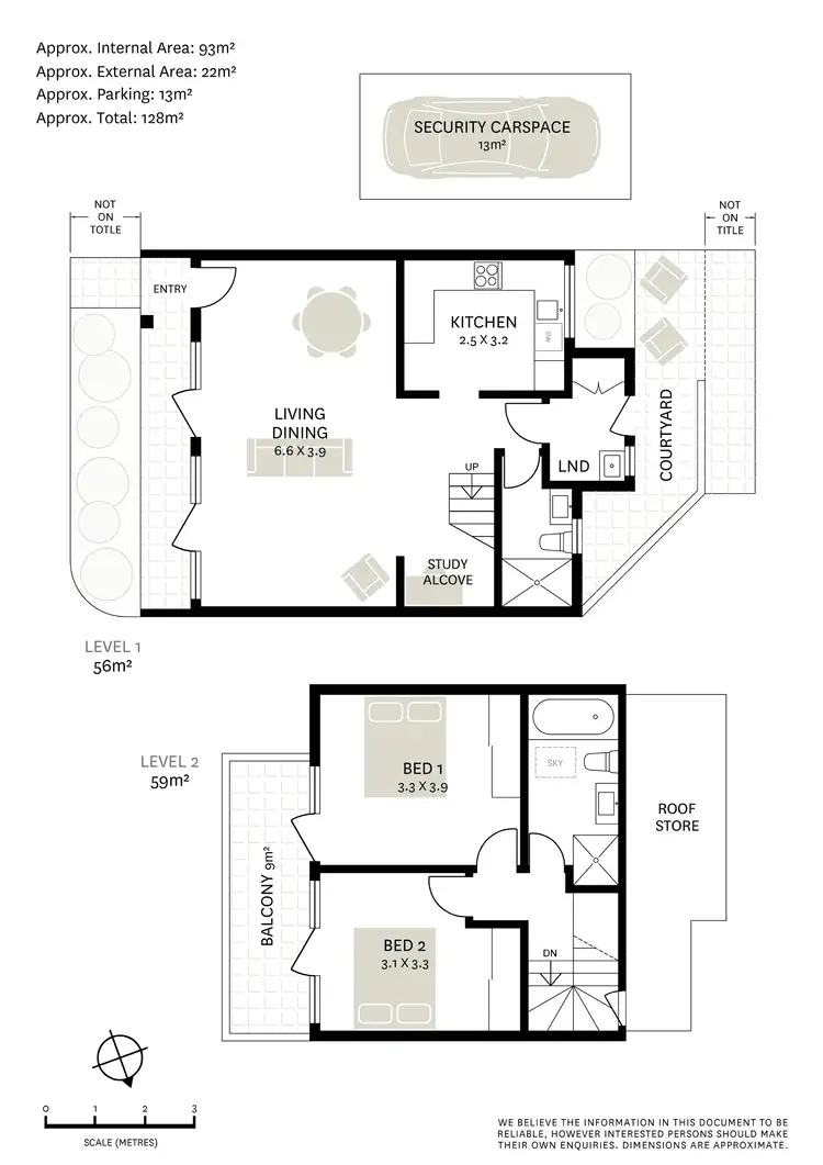 Floorplan of Homely townhouse listing, 14/16-18 Palmer Street, Balmain NSW 2041