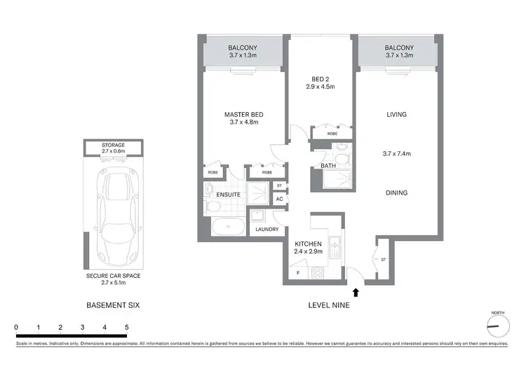 Floorplan of Homely apartment listing, 281 Elizabeth Street, Sydney NSW 2000