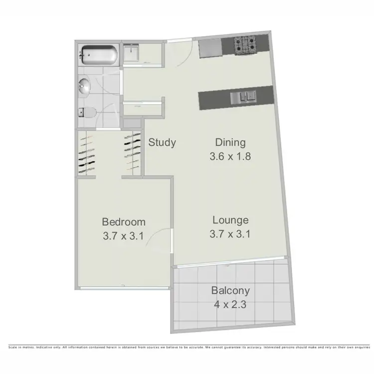 Floorplan of Homely apartment listing, 91/170 Leichhardt Street, Spring Hill QLD 4000