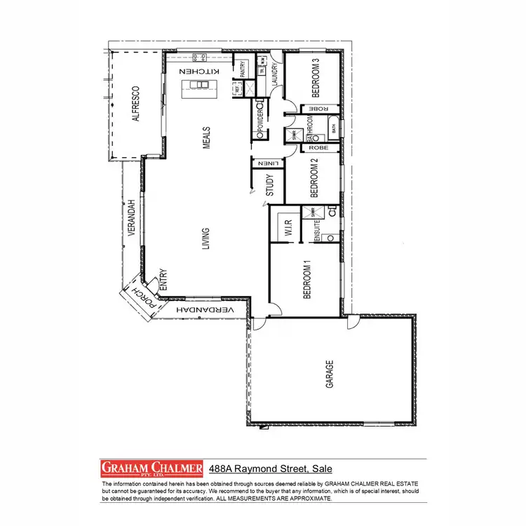 Floorplan of Homely townhouse listing, 488a Raymond Street, Sale VIC 3850