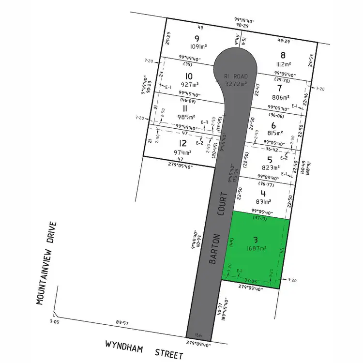 Floorplan of Homely land listing, LOT 3 Barton Court, Stratford VIC 3862