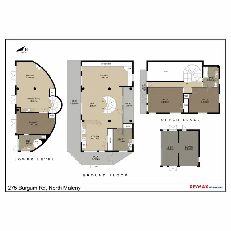 Floorplan of Homely house listing, 275 Burgum Road, North Maleny QLD 4552