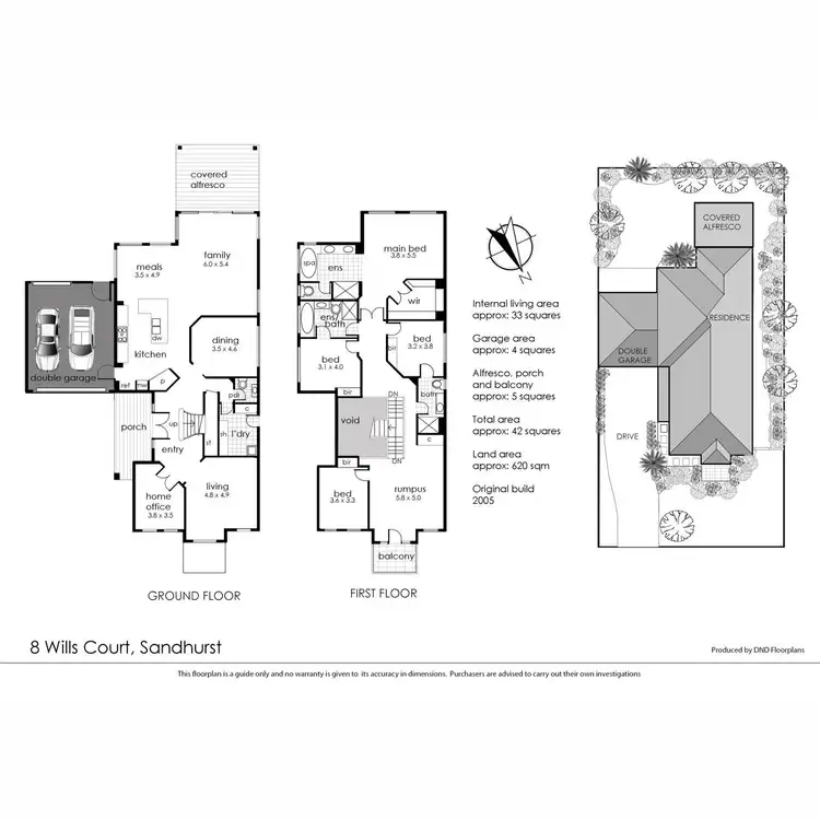 Floorplan of Homely house listing, 8 Wills Court, Sandhurst VIC 3977
